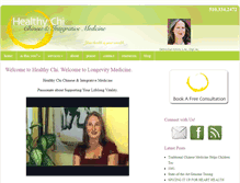 Tablet Screenshot of healthychi.com